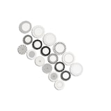 thumbnail of Excelsa Geschirrset 18-Teiliges Alice Porzellan Weiß Und Schwarz