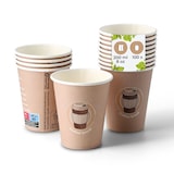 thumbnail of BIOZOYG Pappbecher Bedruckt Coffeebreak 100 Stück 200 ml / 8 oz, Ø 80 mm, weiß - Kaffeebecher to go - Pappe beschichtet mit PE - Trinkbecher/Einweg