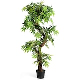 thumbnail of COSTWAY Plantas Artificiales, Grande, 160 cm, Planta Artificial en Maceta, Árbol Artificial como Real