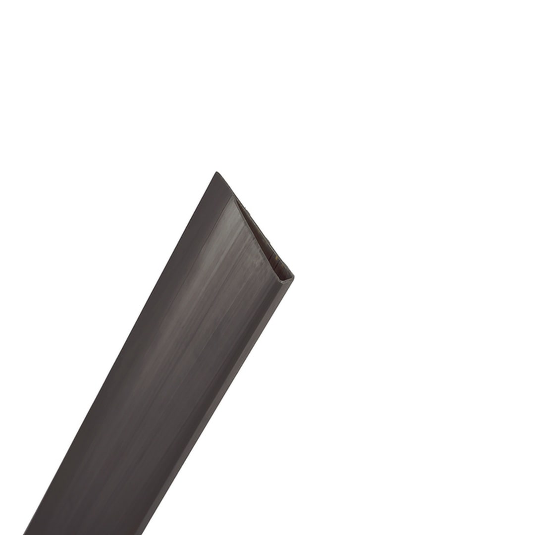 Perfil de acabado en forma de U para la cerca de PVC LITECANE  CANE PROFILE U 1,5m ANTRACITA