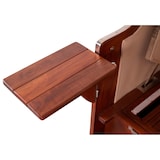 thumbnail of Strandkorb Komplettset - bene living - Schaalsee Mahagoni - PE grau - Modell 510 - inkl. Liftersystem