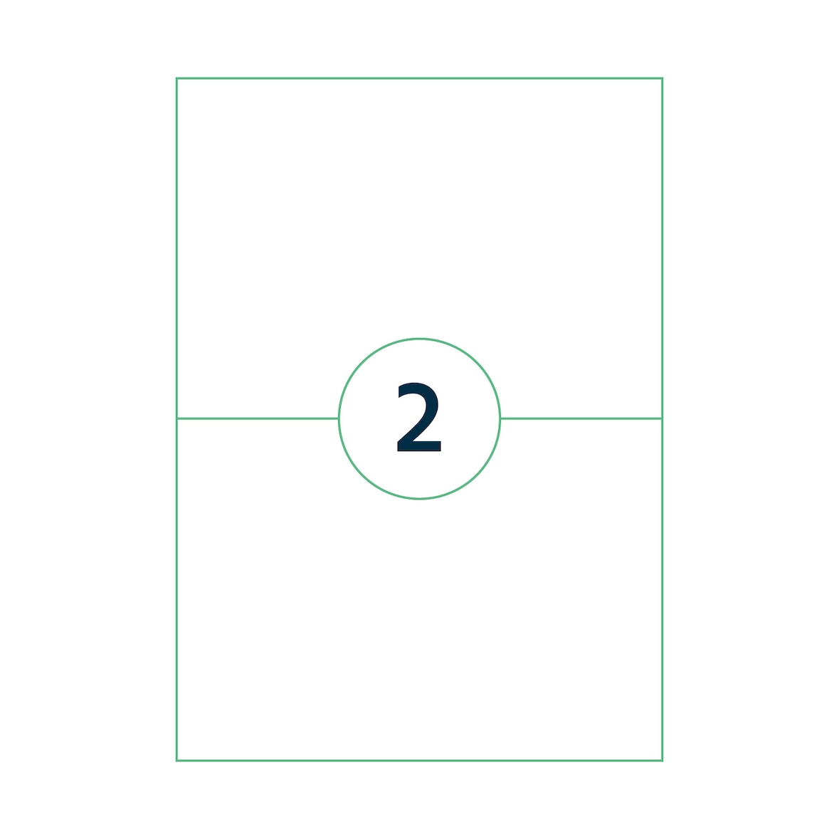 Universele A4 etiketten 1.000 vel 210 x 148 mm