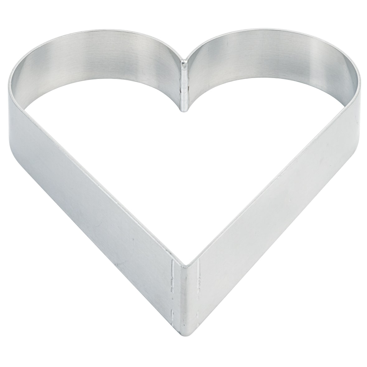 Contacto Tortenring HERZ 22 cm, Aluminium