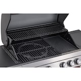 thumbnail of Tarrington House Barbecue à gaz PAXTON, 4+1 brûleurs, surface de cuisson 71 x 41 cm, 4 roulettes, housse de protection, inox, noir mat