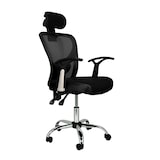 thumbnail of Sillas de oficina con asiento textil color Negro. Modelo Carla
