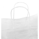 thumbnail of MONOUSO - Bolsa Papel Kraft Blanca con Asas 90g/m² 32+16x43cm (250 Uds)