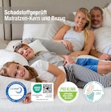 thumbnail of Ortho Dynamic Matratze 90x190, Höhe 19cm, 7-Zonen Gel Matratze H2&H3, Öko-Tex zertifiziert, Made in Germany