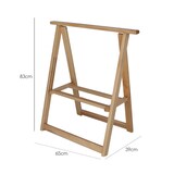 thumbnail of MUEBLEAR - Cavalletto in faggio alto 83 cm verniciato