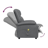 thumbnail of vidaXL Massagesessel Anthrazit Kunstleder