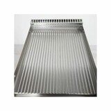 thumbnail of Fry-Top professionale a gas con piastra singola rigata su vano a giorno - linea BASIC