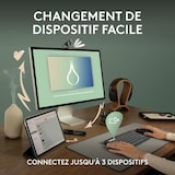 thumbnail of LOGITECH - Clavier sans fil - Pebble Keys 2 K380s - Bluetooth - Bouton Easy-Switch - Rose - (920-011805) Logitech