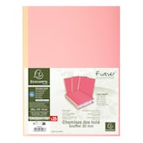 thumbnail of Exacompta  Cod. 770003E - Cartelle a soffietto con dorso telato Forever® 320 g/mq - F.to 24x32cm -  rosa  - Confezione da 25 pz.