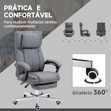 thumbnail of Vinsetto silla de oficina giratoria con 6 puntos de masaje vibratorio silla escritorio reclinable con altura ajustable control remoto 65x61x108-118 cm