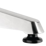 thumbnail of Mesa cuadrada Bolero de madera de fresno con 1 pata de aluminio 700x700x720mm