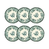thumbnail of Novastyl - Lot 6 assiettes à dessert faustine 20cm en grès vert