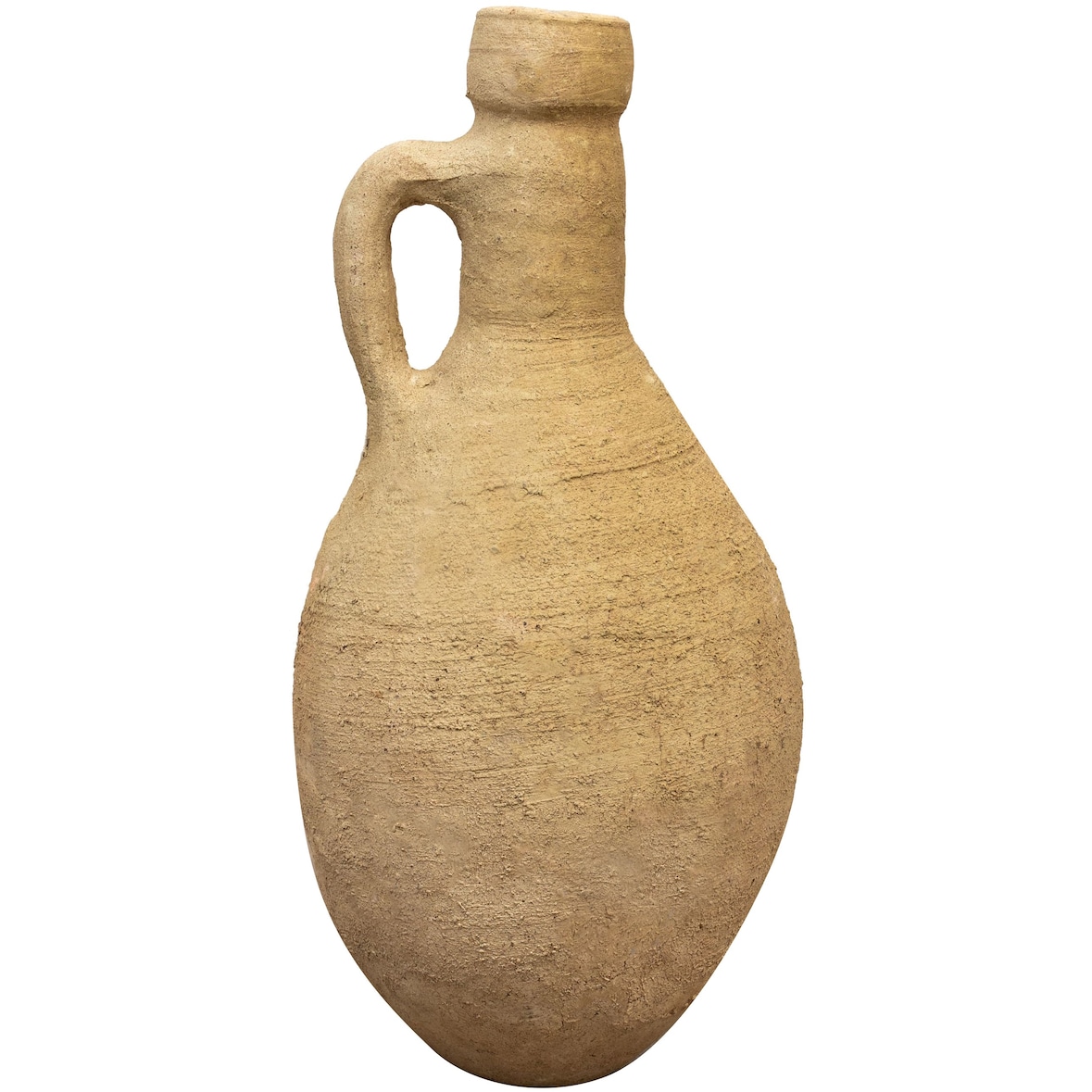 Anfora Antica in Terracotta con Manici Autentica e Rustica per Interni e Esterni Diametro 27 cm altezza 60 cm Artigianale Fatto a Mano Design