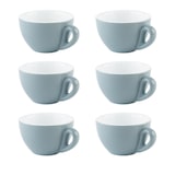 thumbnail of APS set van 6 koffiekoppen in blauw Ø 9.5 cm, H: 6 cm, 200 ml