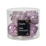 thumbnail of 6 Christbaumschmuck Zapfen Glas 7cm Glaszapfen matt & glänzend Christbaumkugeln Weihnachtsbaumkugeln Christbaumschmuck Weihnachtsbaumschmuck Helllila