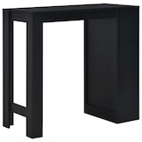 thumbnail of vidaXL Bartisch mit Regal Schwarz 110 x 50 x 103 cm