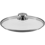 thumbnail of KLAMER Pfannendeckel 24 cm, Edelstahl Universal-Pfannendeckel für Pfannen und Töpfe, Glasdeckel spülmaschinengeeignet mit Überlaufschutz, Topfdeckel