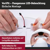 thumbnail of Paulmann VariFit Panneau encastré LED Veluna IP44 rond 75mm4,5W 400lm 4000K Satiné 92390