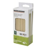 thumbnail of Boite de 50 pailles en papier rigide brun 15 cm Fackelmann Nature