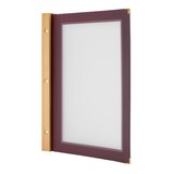 thumbnail of Securit® Menukaart A4 "Wood" - Bordeaux - 4 zijden