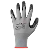 thumbnail of vidaXL Werkhandschoenen 12 pcs Grijs en zwart 7 / S Polyester