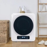 thumbnail of Wäschetrockner 3kg bis 4kg 850W mit 6 Programmen, UV-Sterilisation und Wandmontage – energieeffizient und platzsparend, Weiß