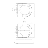 thumbnail of Asiento y Tapa WC compatible con BATHCO ANTQUERA - DUROPLAST - Amortiguada y Take Off