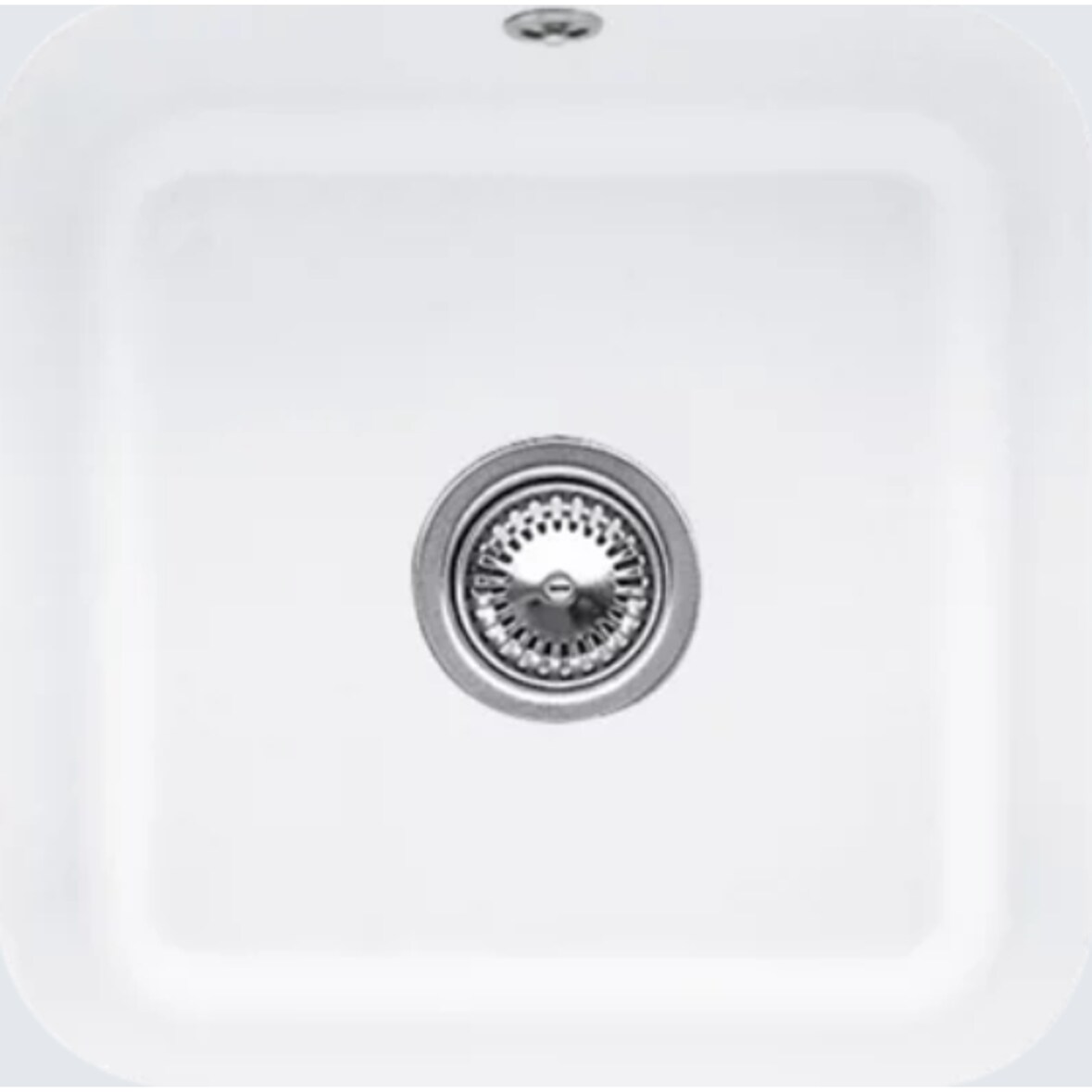 Villeroy&Boch Spülbecken, Küchenspüle Cisterna 50 Stone White 445x445mm, Unterschrankbreite 50cm