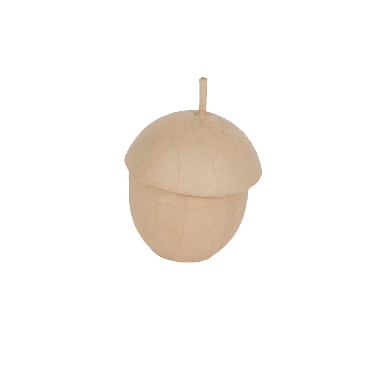 Décopatch 5x Braunes Pappmaché, Eichelbox 6,5x6,5x9cm - Kartonbraun BT063C