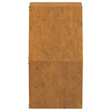 thumbnail of vidaXL Plantenbakken wandmontage 2 st 30x10x25 cm cortenstaal roestig