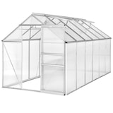 thumbnail of tectake Serra in alluminio, resistente ai raggi UV, 185x375x195cm 375 x 185 x 195 cm Trasparente