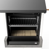 thumbnail of MF - Eingebauter Grill für Holz und Holzkohle, Modell KITAWAY OTTE ARGENTINA (Grau/Weiß - 84 x 63 x 192 cm) REF: T00644