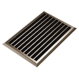 thumbnail of Fußmatte Außen Schmutzfangmatte für Draußen - 40 x 60 cm goldenem Aluminiumrand Wetterfester Fußabstreifer Outdoor Fußmatte