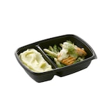 thumbnail of MONOUSO - Envase de Plástico PP Reutilizable Negro 2C 900ml 23x16,5x5cm (75 Uds)