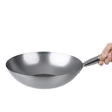 thumbnail of Hostelnovo – Wok de aço temperado com base plana, 35,6 cm