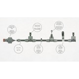 thumbnail of Sprühnebel Set 15m Bradas WHITE LINE