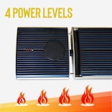 thumbnail of Aquecedor Por Infravermelhos Com Controlo Remoto 1000w Com Altifalantes Bluetooth Preto