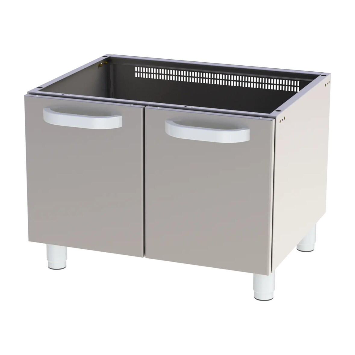 Gastro Unterschrank Untergestell mit Tür Standgerät 800x730x600 mm Edelstahl
