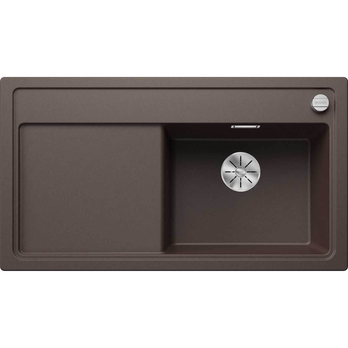 BLANCO ZENAR 5 S-F Einbauspüle SILGRANIT cafe ab 50 cm Excenter