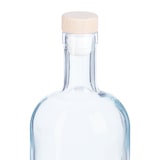 thumbnail of Relaxdays Flaschen zum Befüllen, 12er Set, 500 ml, mit Korken, für Öl, Essig, Schnaps, Likör, Glasflasche, transparent