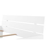 thumbnail of Weißes Doppelbett Massivholz Buche 180x200 Zubehör wählbar V-60.86-18W Federholzrahmen inkl.