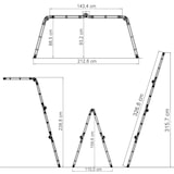 thumbnail of Scala multiuso SOLID W3 Alluminio con piattaforma in acciaio Argento hjh OFFICE