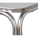 thumbnail of METRO PROFESSIONAL Mesa gastro apilable Narni, aluminio, 70 x 70 cm, cuadrada, plata