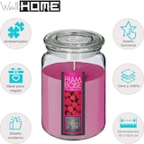 thumbnail of WellHome - Set aus 2 Duftkerzen im Glasbehälter mit Tiareblüte- und Himbeerduft Ø10x14,5 cm