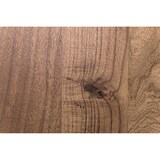 thumbnail of Esstisch Baumkante massiv Akazie natur 35 mm 180 x 90 schwarz Adelaide