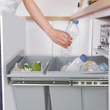 thumbnail of WellHome - Contentores de baixo do lava-loiça com fixação inferior para cozinha 8L + 5L, remoção manual