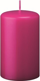 thumbnail of Kerzen Stumpenkerzen Pink (Fuchsia), 180 x 70 mm, 4 Stück